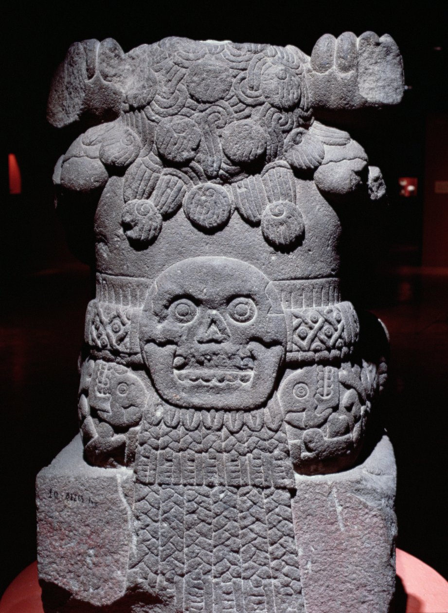 Coatlicue, Late Post Período Clássico (1300-1521) de Aztec