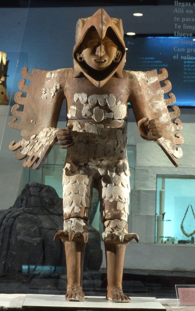 Águia Guerreiro, Late Post Classic (terracota) de Aztec