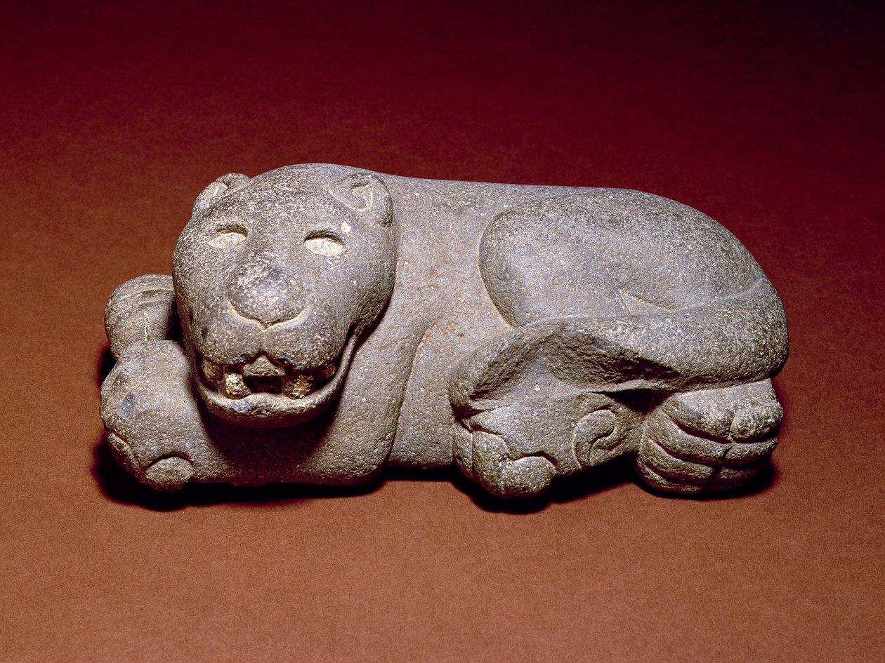 Jaguar Reclinado, 1440-1521 de Aztec