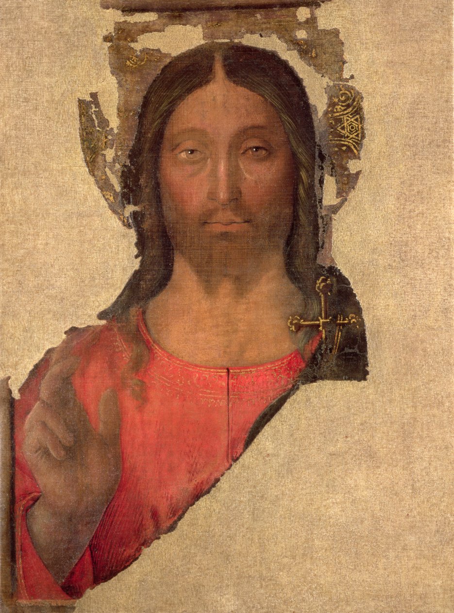 A bênção de Cristo de B. Suardi Bramantino