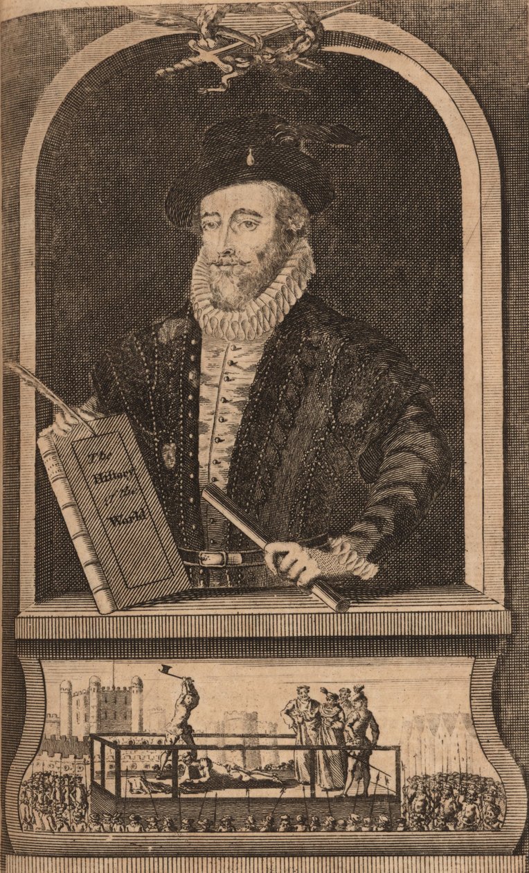 Retrato de Sir Walter Raleigh, 1750s-1760s. de B. Cole