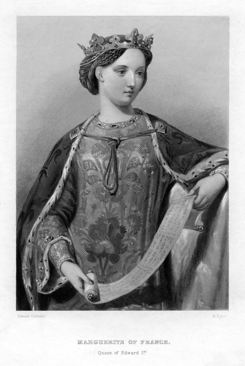 Margarida da França, rainha do rei Eduardo I da Inglaterra. de B. Eyles