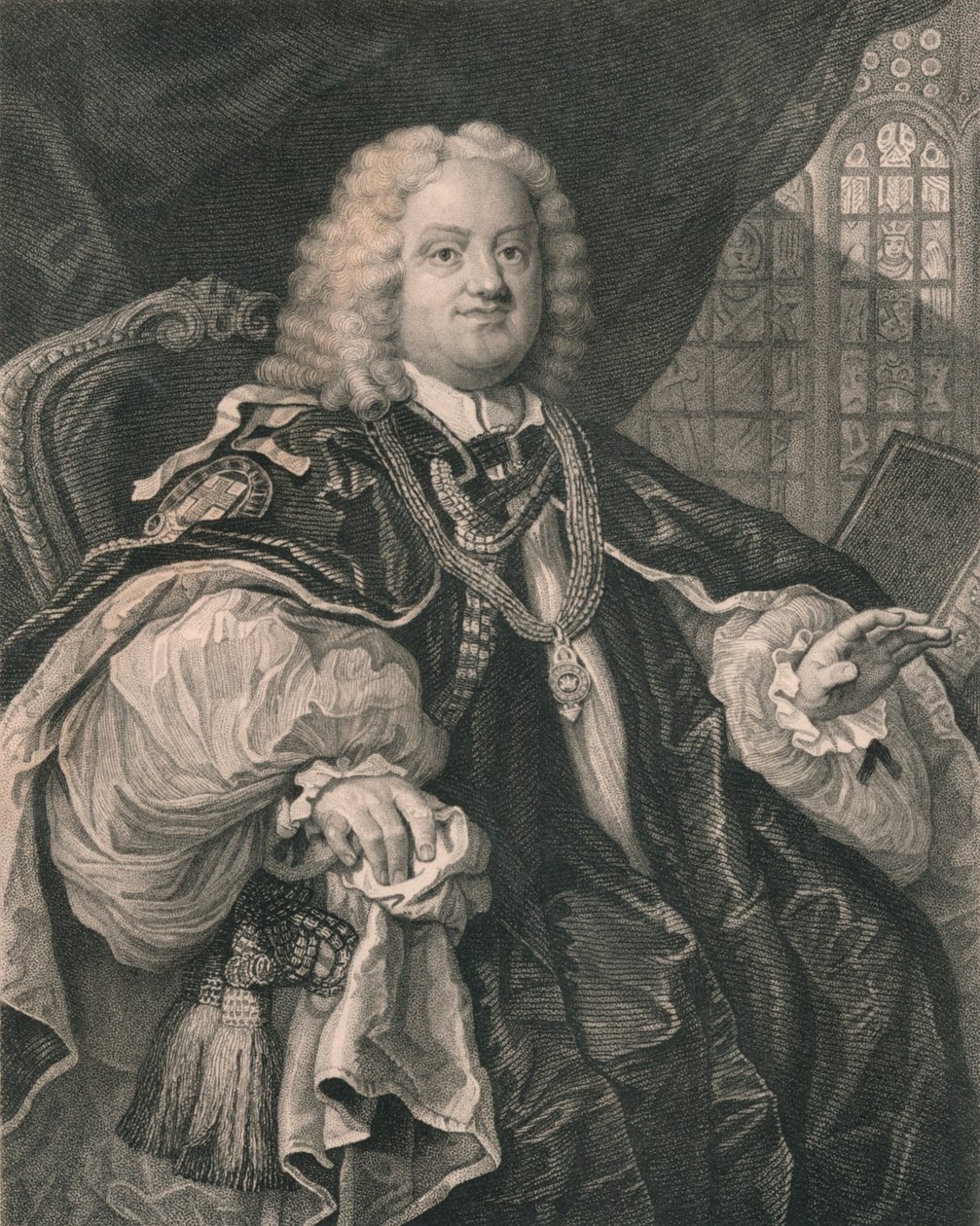 Benjamin Hoadly, 1676-1761, clérigo inglês, século XIX de B Holl