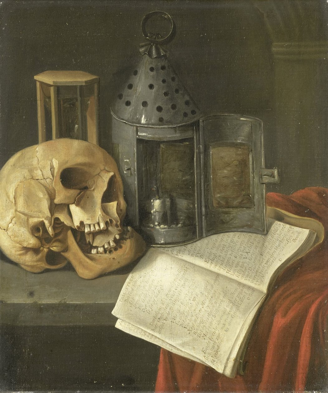 Vanitas Natureza Morta de B. Schaak