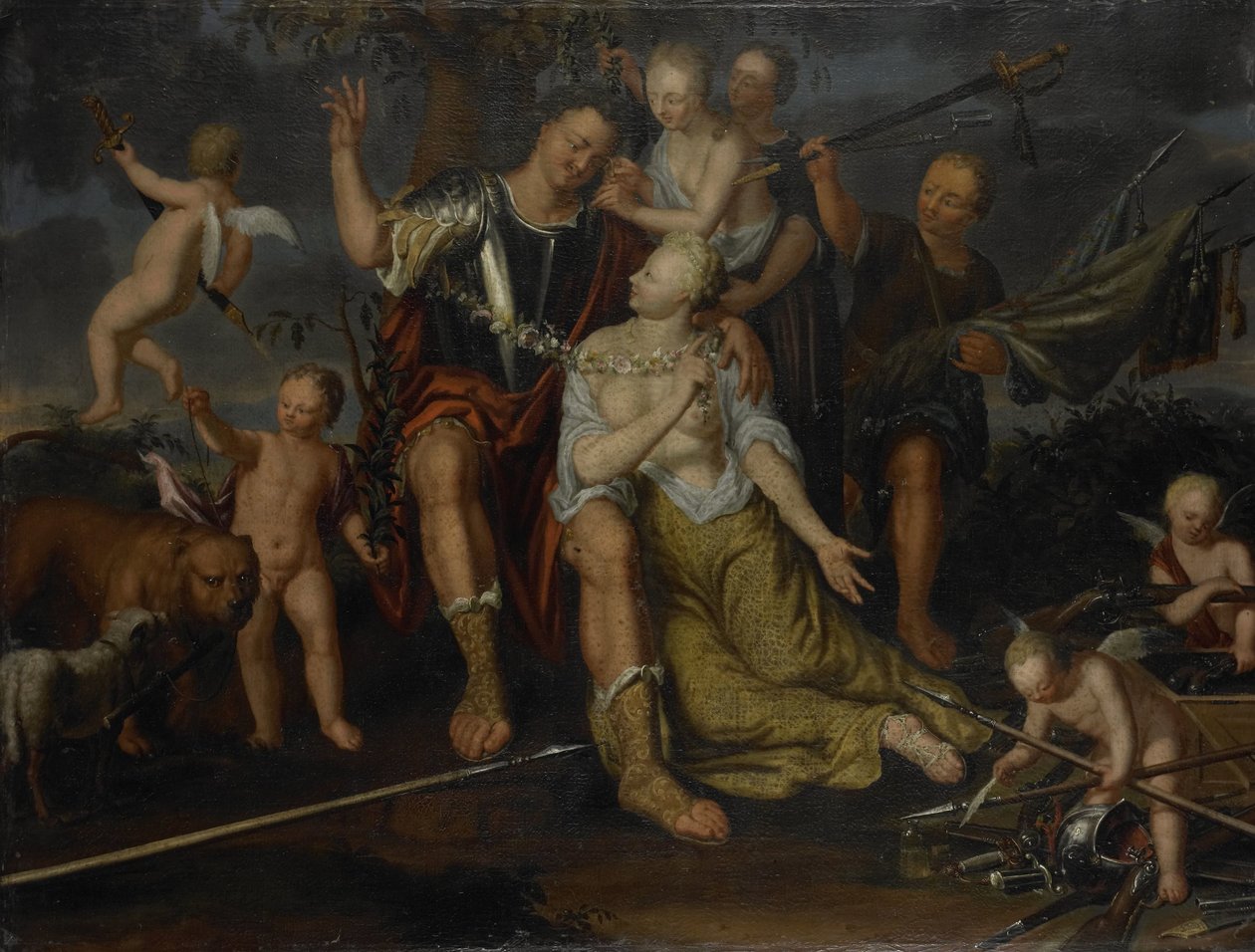 Alegoria da paz de B. van Kessel
