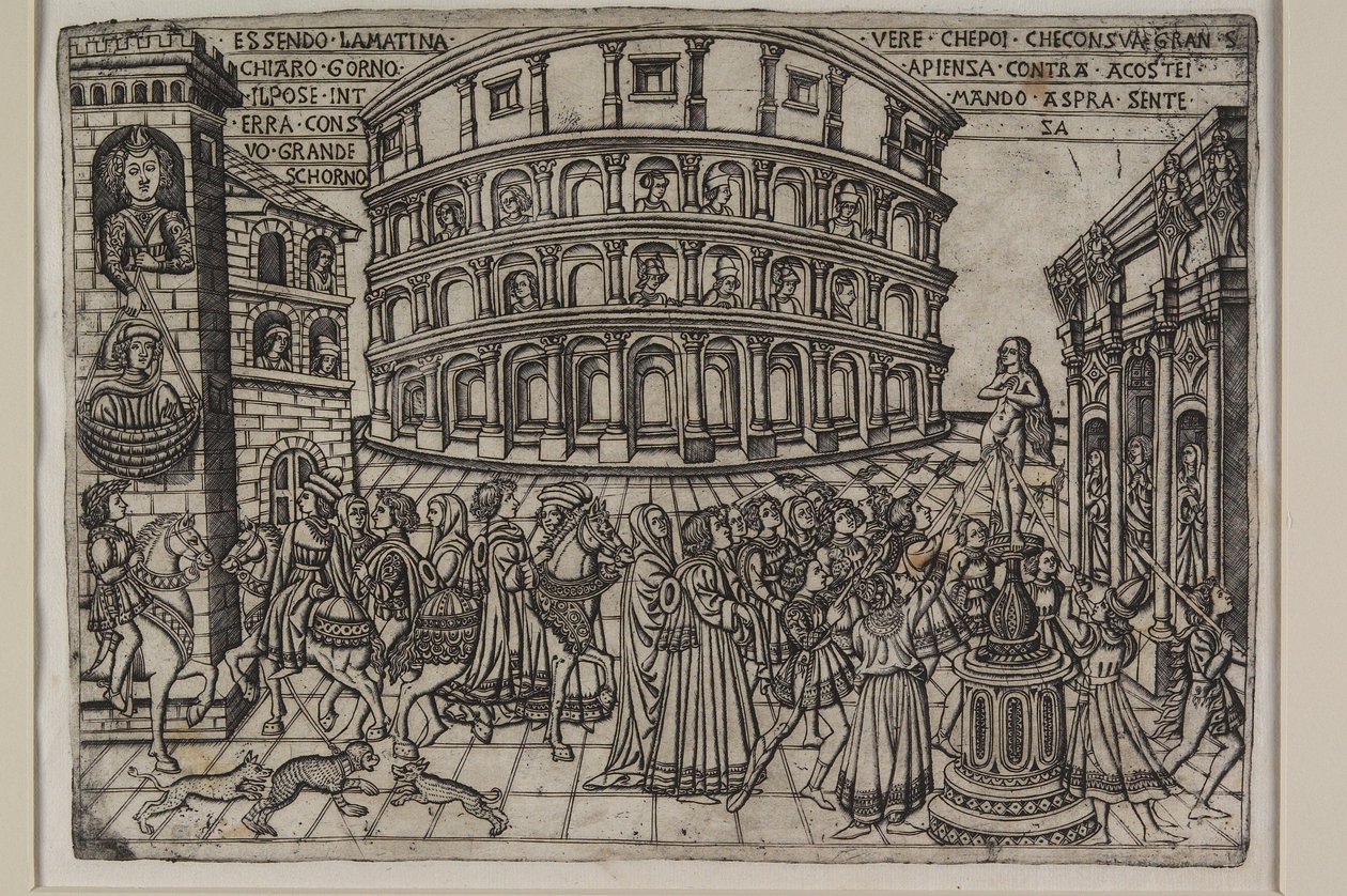 Virgil o feiticeiro, c.1460-63 de Baccio Baldini