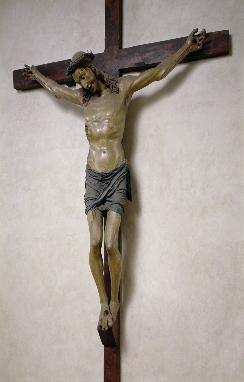 Crucifixo (madeira policromada) de Baccio da Montelupo