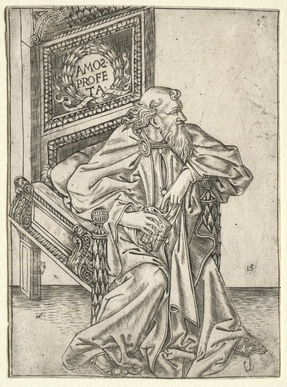 Os Profetas: Amós, c. 1470-1475. de Baccio Baldini