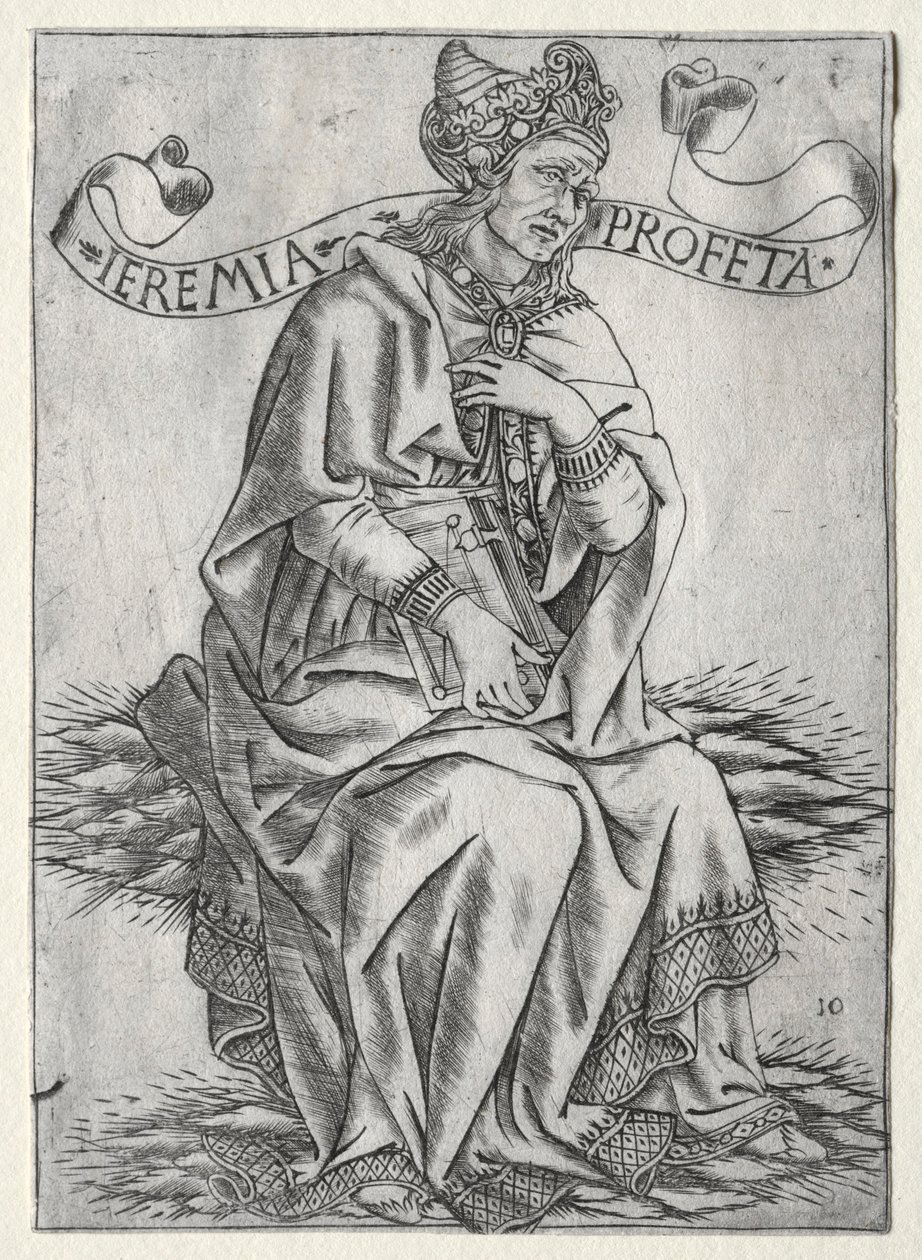 Os Profetas: Jeremias, c. 1470-75. de Baccio Baldini