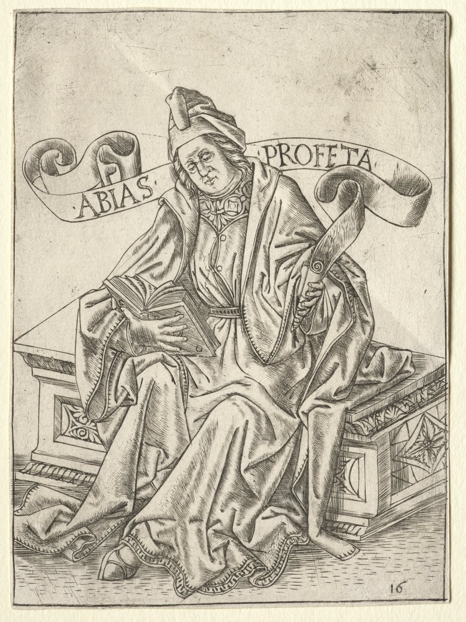 Os Profetas: Obadias, c. 1470-1475. de Baccio Baldini