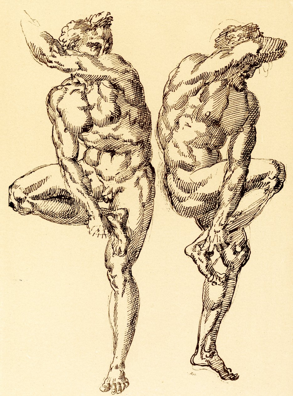 Dois atos masculinos de Baccio Bandinelli