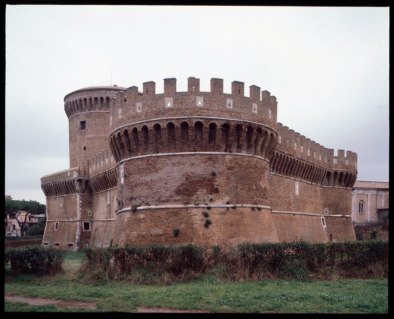 Arte medieval: vista do castelo do Papa Júlio II (Giulio) realizada pelo arquitecto Baccio Pontelli (ca. 1450-1494), Gregoriopoli de Baccio Pontelli