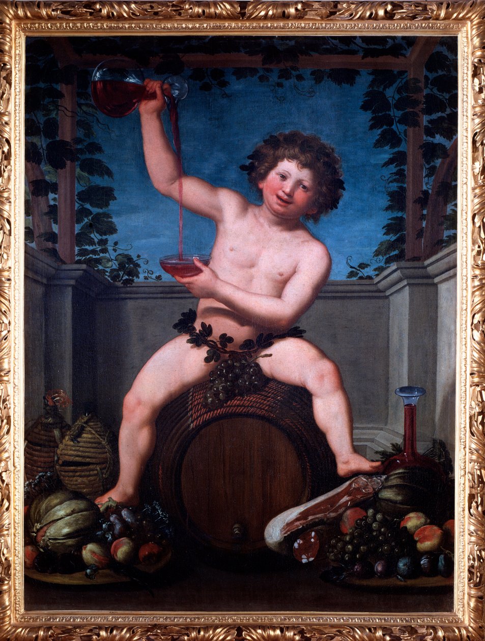 Bacchus (Pintura, c.1630) de Baccio del Bianco