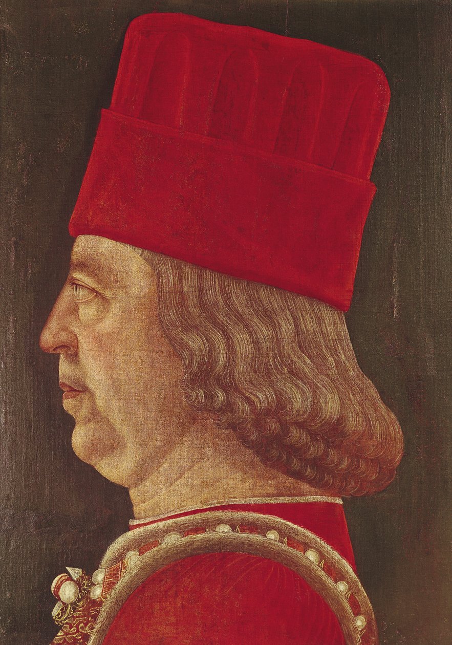 Retrato de Borso d&39;Este, Príncipe de Ferrara de Baldassare d Este