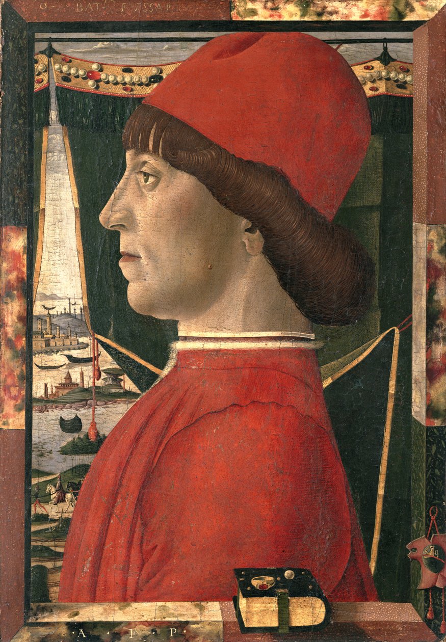 Retrato de um jovem de Baldassare d Este