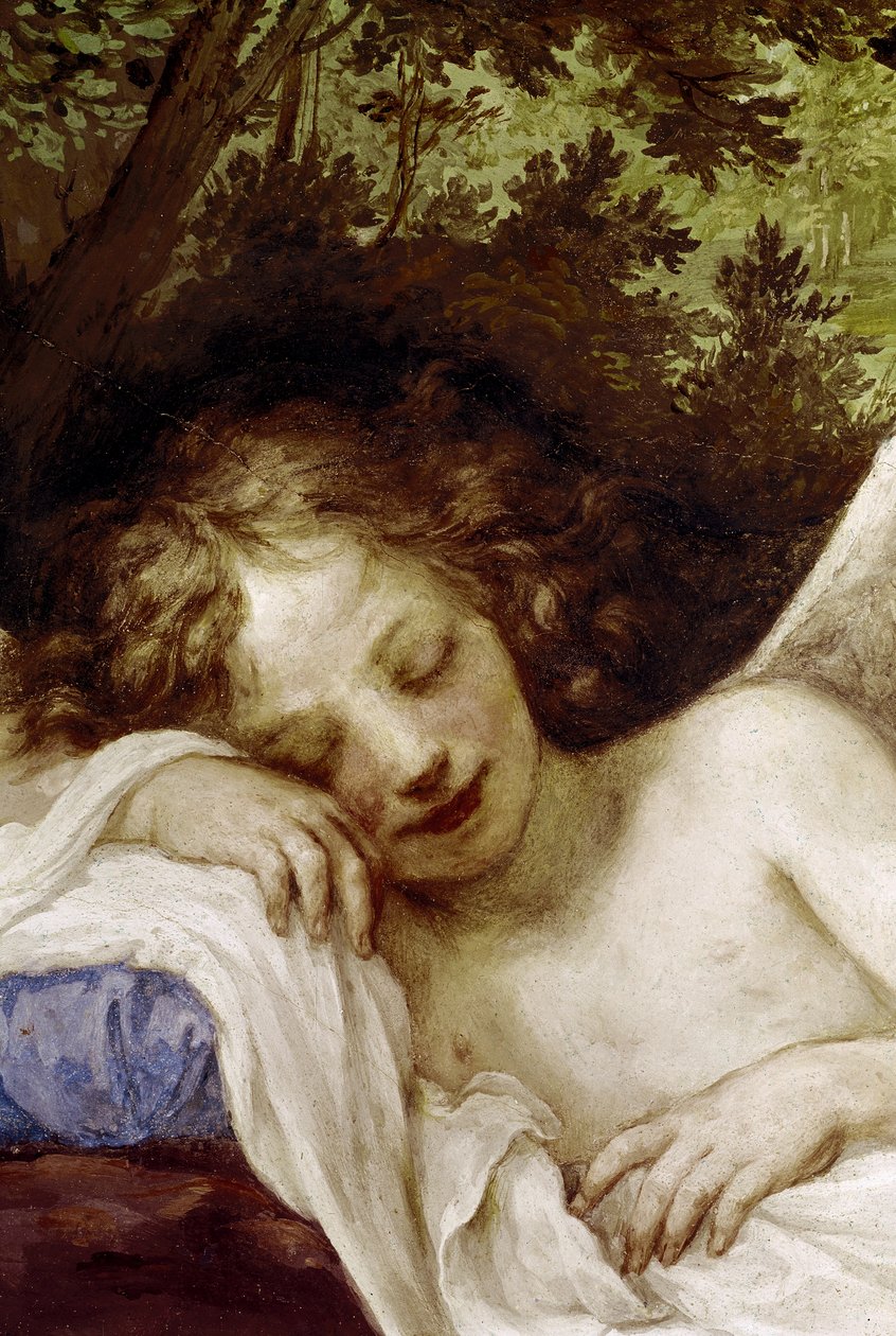 Amor adormecido de Baldassare (1611 89) Franceschini
