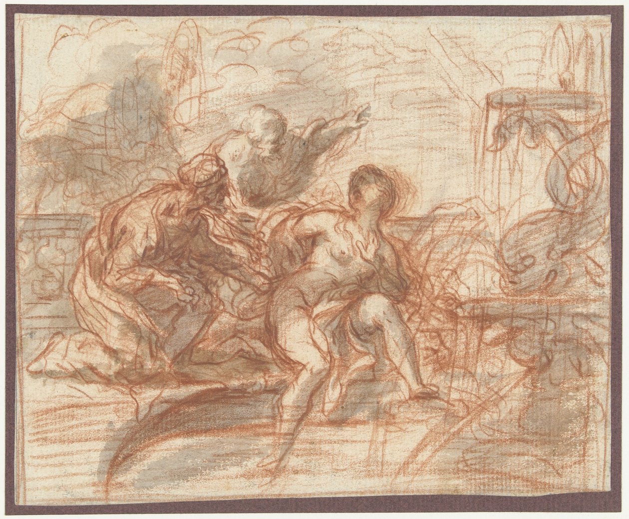Suzanna e os Anciãos de Baldassare Franceschini (attributed to)