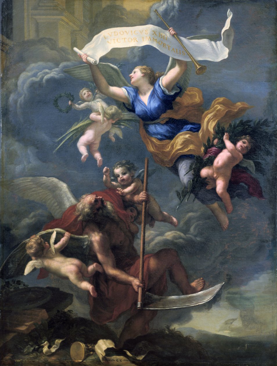 Pintura, título desconhecido, século XVII de Baldassare Franceschini