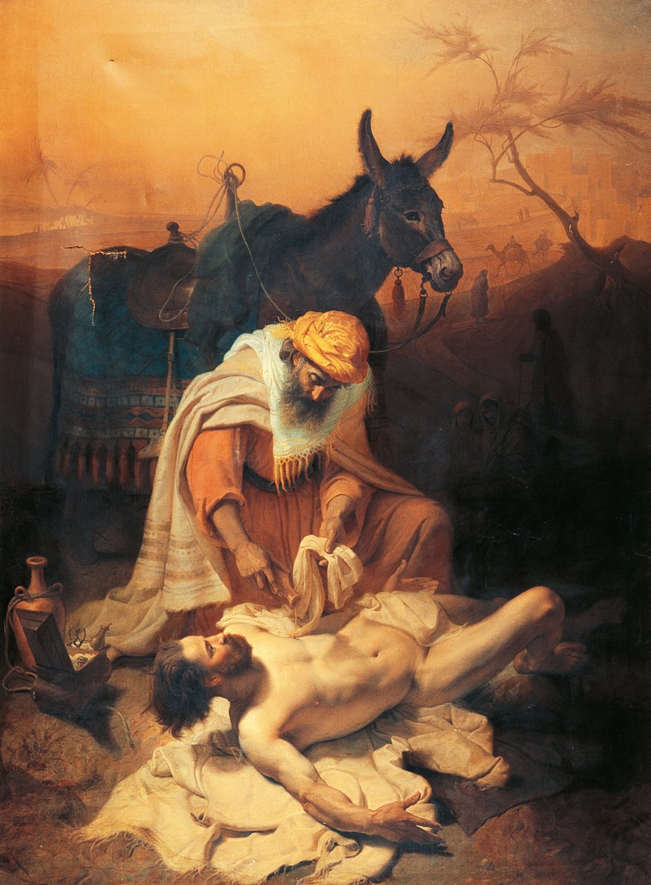 A parábola do Samaritano de Baldassare Verazzi