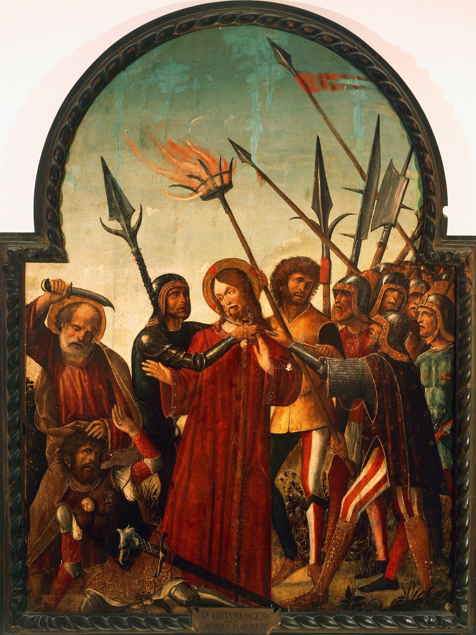 Captura de Cristo, por Baldassare di Matteo Carrari (cerca de 1460-1520) de Baldassare di Matteo Carrari