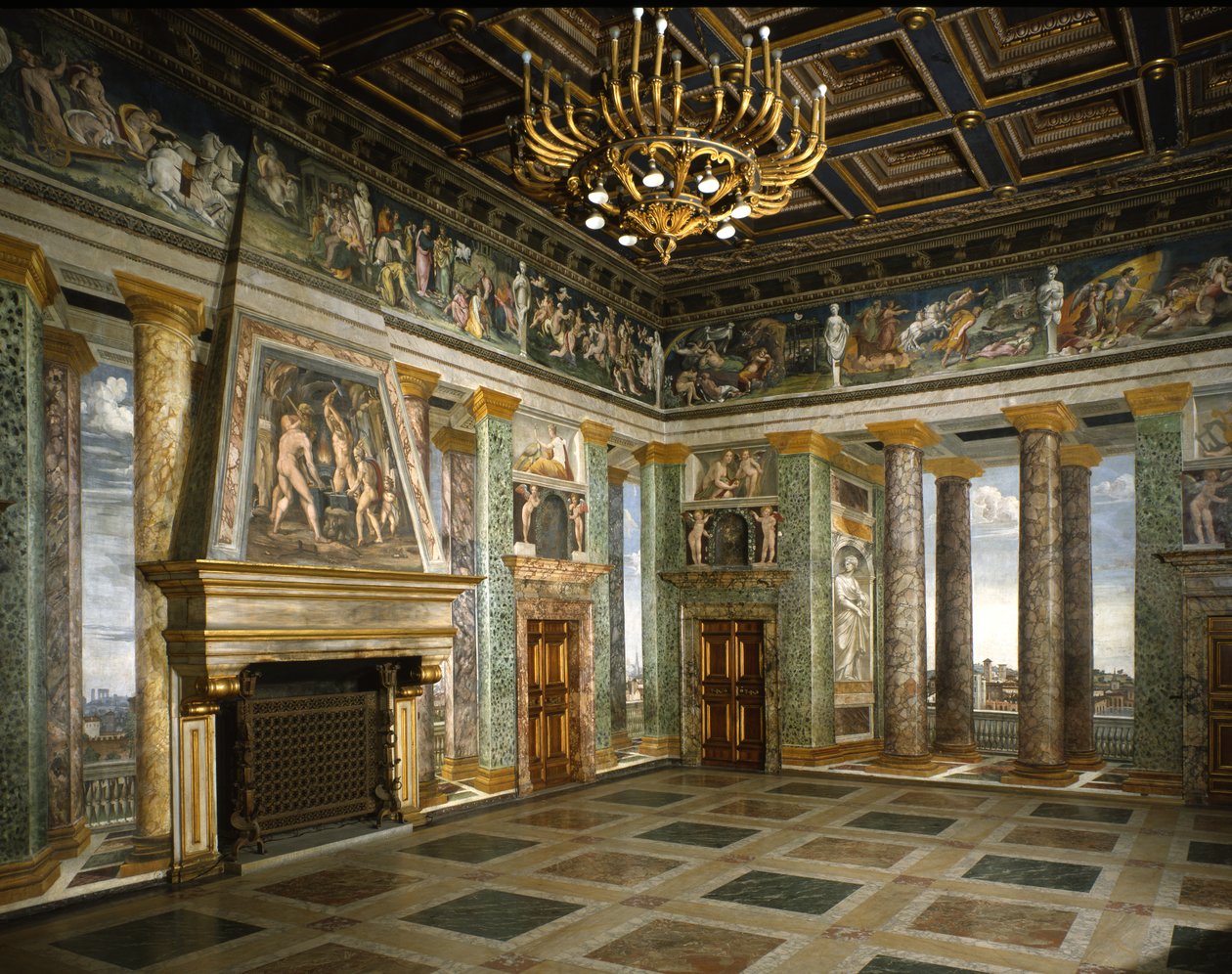 Hall of Perspectives (fresco) de Baldassarre Peruzzi