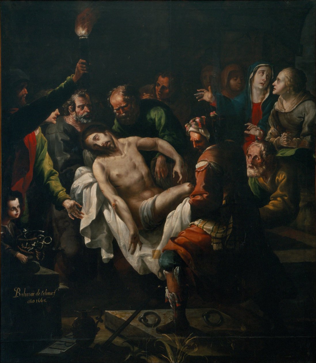 O enterro de Cristo de Baltasar de Echave y Rioja