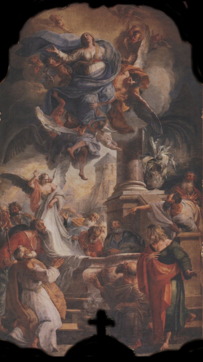 Retábulo Alto: Assunção de Maria de Balthasar Augustin Albrecht