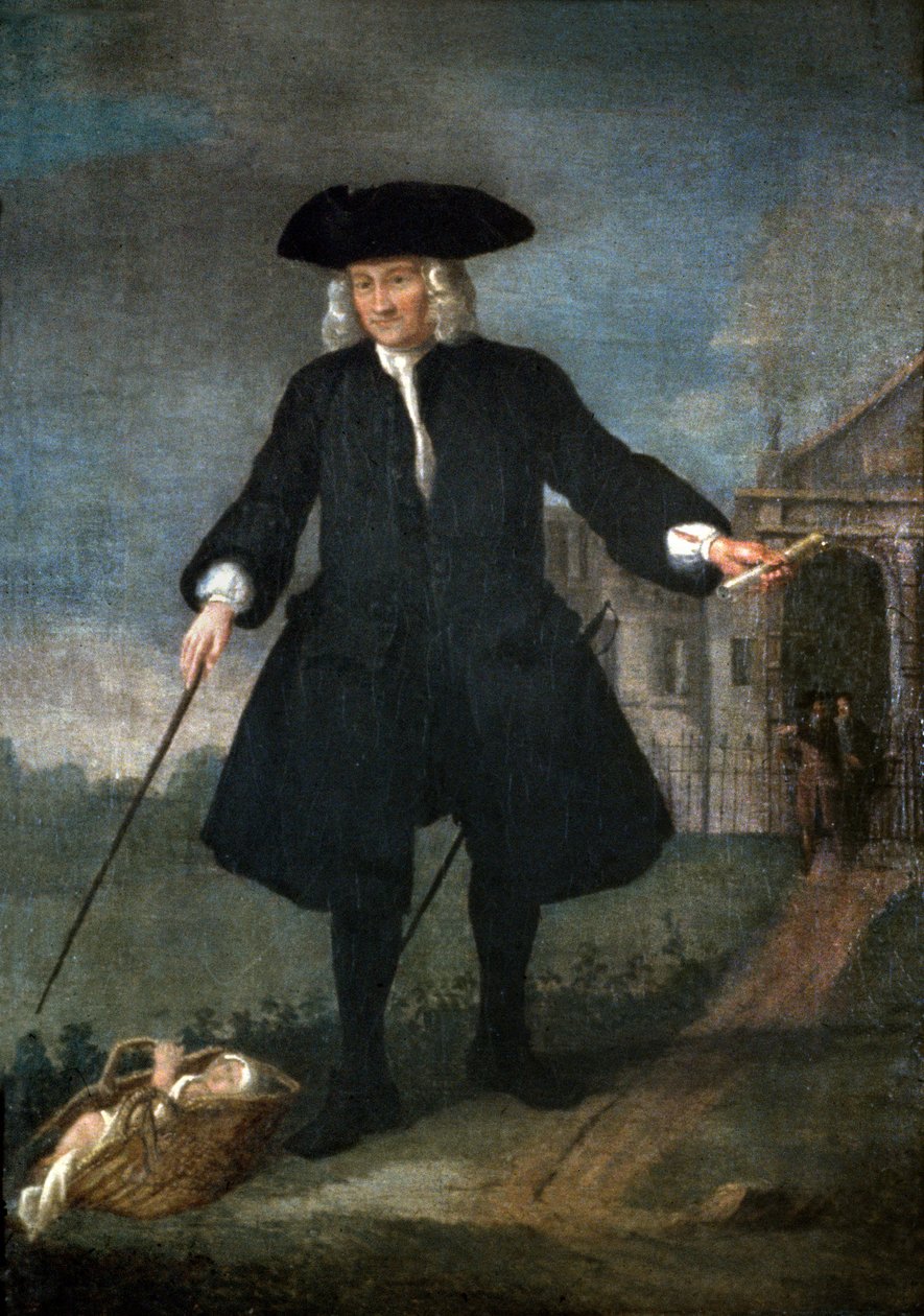 Retrato do capitão Thomas Coram (c.1668-1751) de Balthasar Nebot