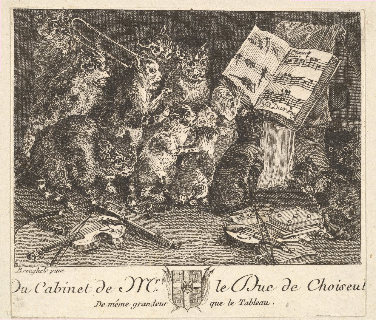 Concerto para gatos de Balthasar Anton Dunker