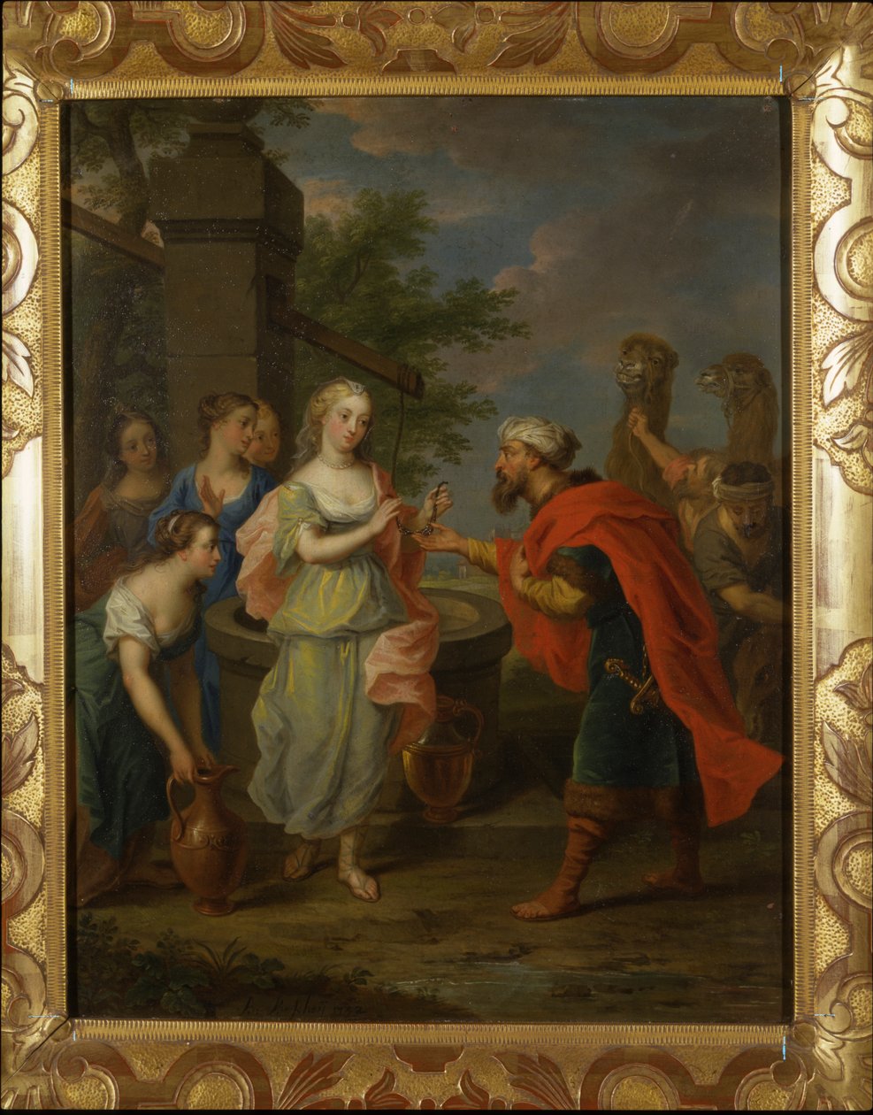 Eliezer e Rebecca no poço de Balthasar Beschey