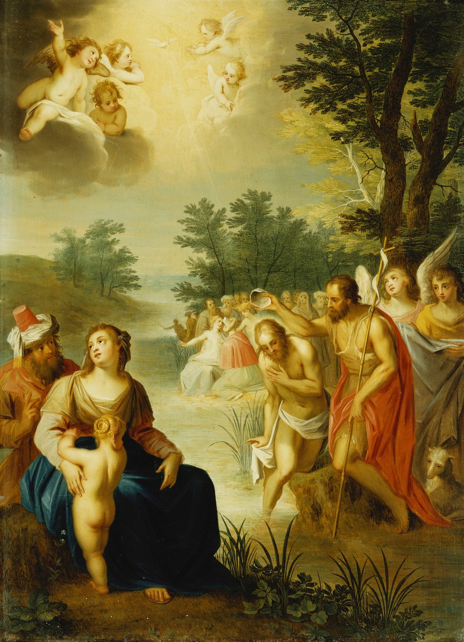 O batismo de Cristo, de Balthasar Beschey
