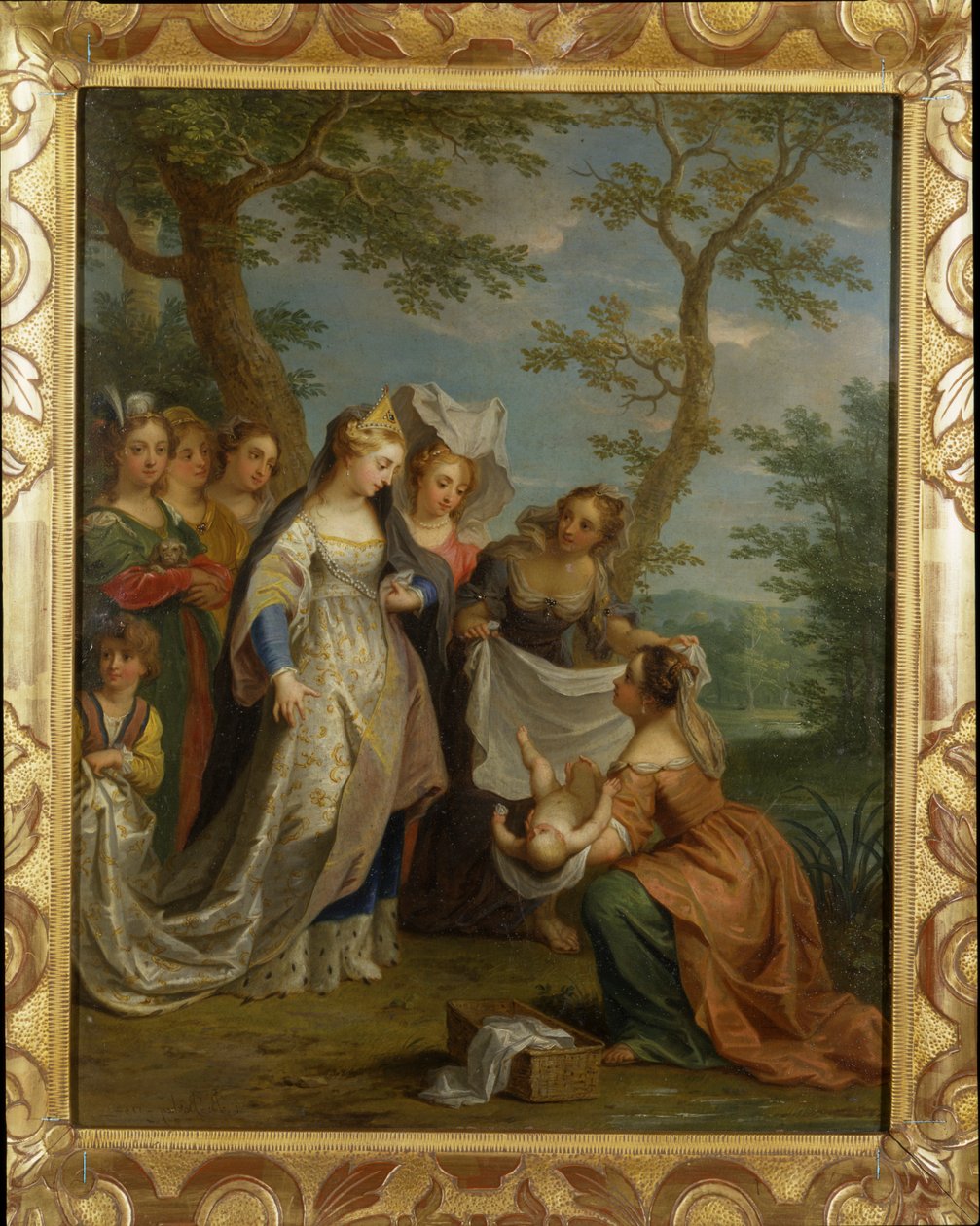 O Achado de Moisés de Balthasar Beschey