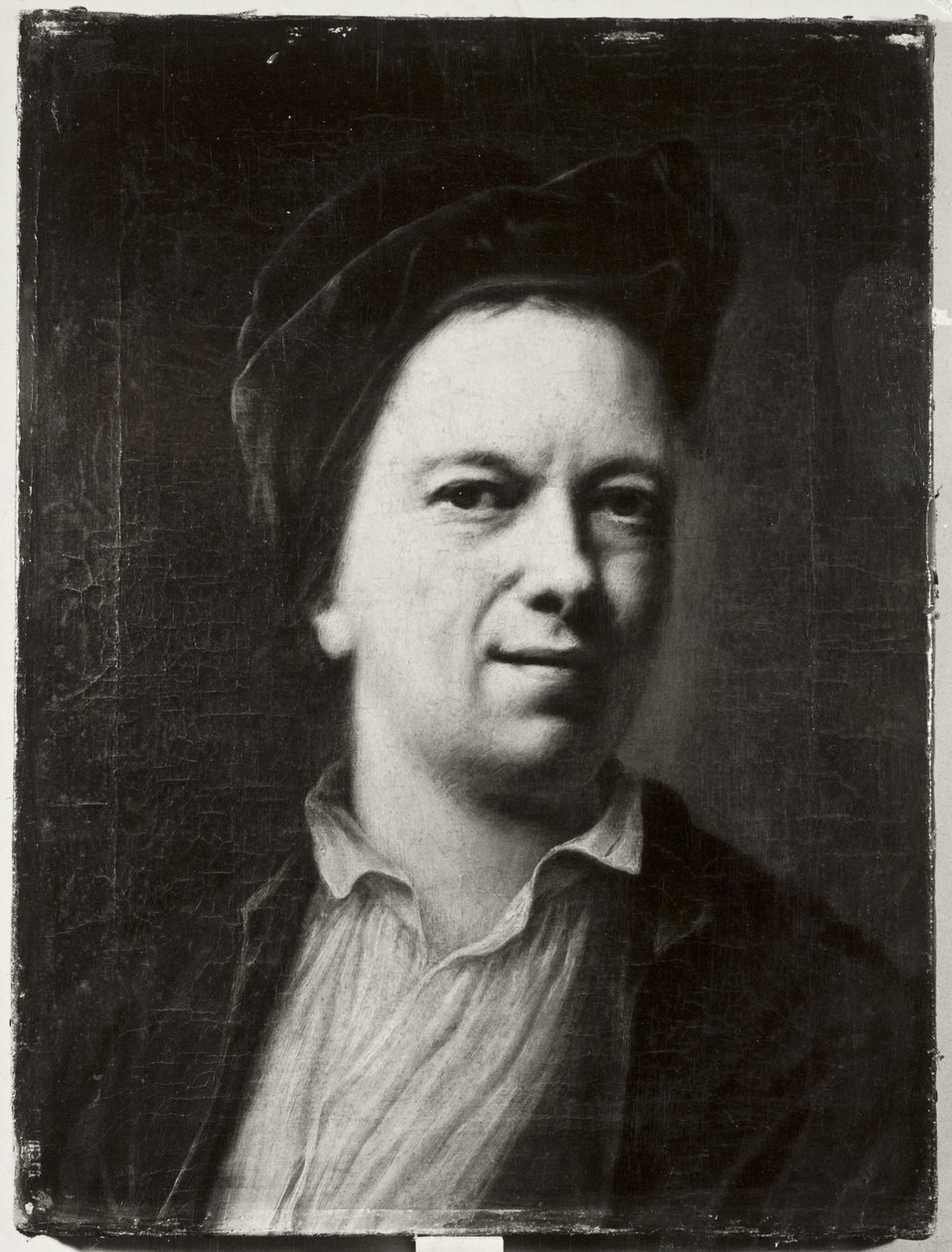 Retrato de um homem, possivelmente um autorretrato de Balthasar Denner