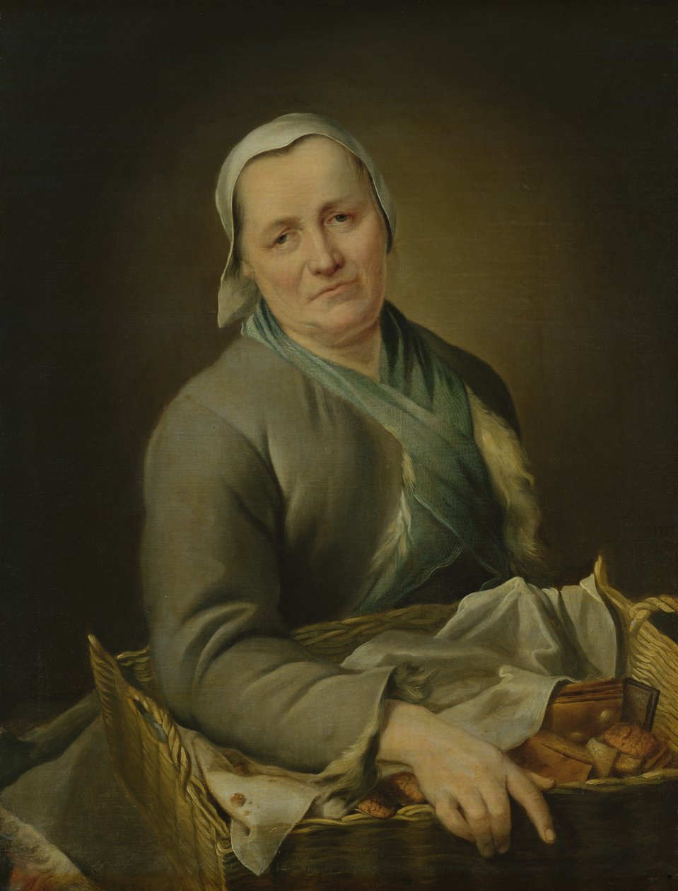 A empregada de cozinha, 1715 de Balthasar Denner