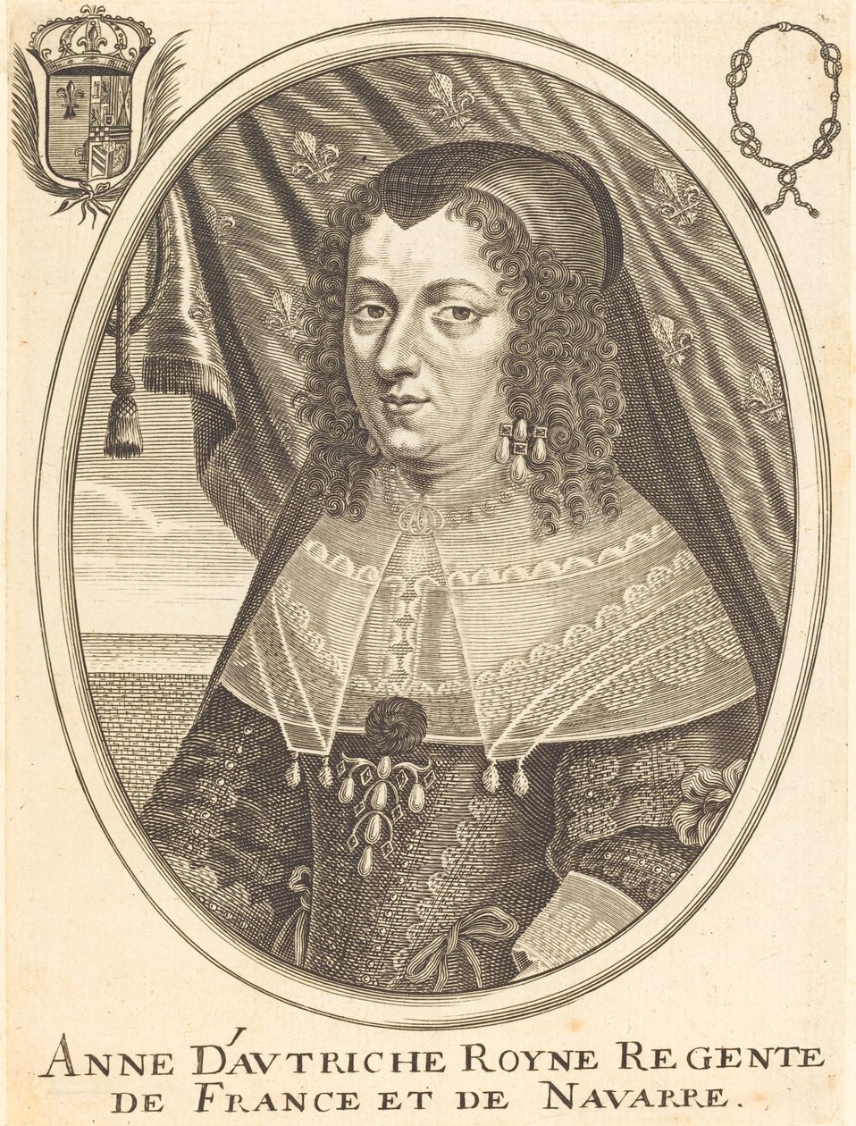 Ana da Áustria de Balthasar Moncornet