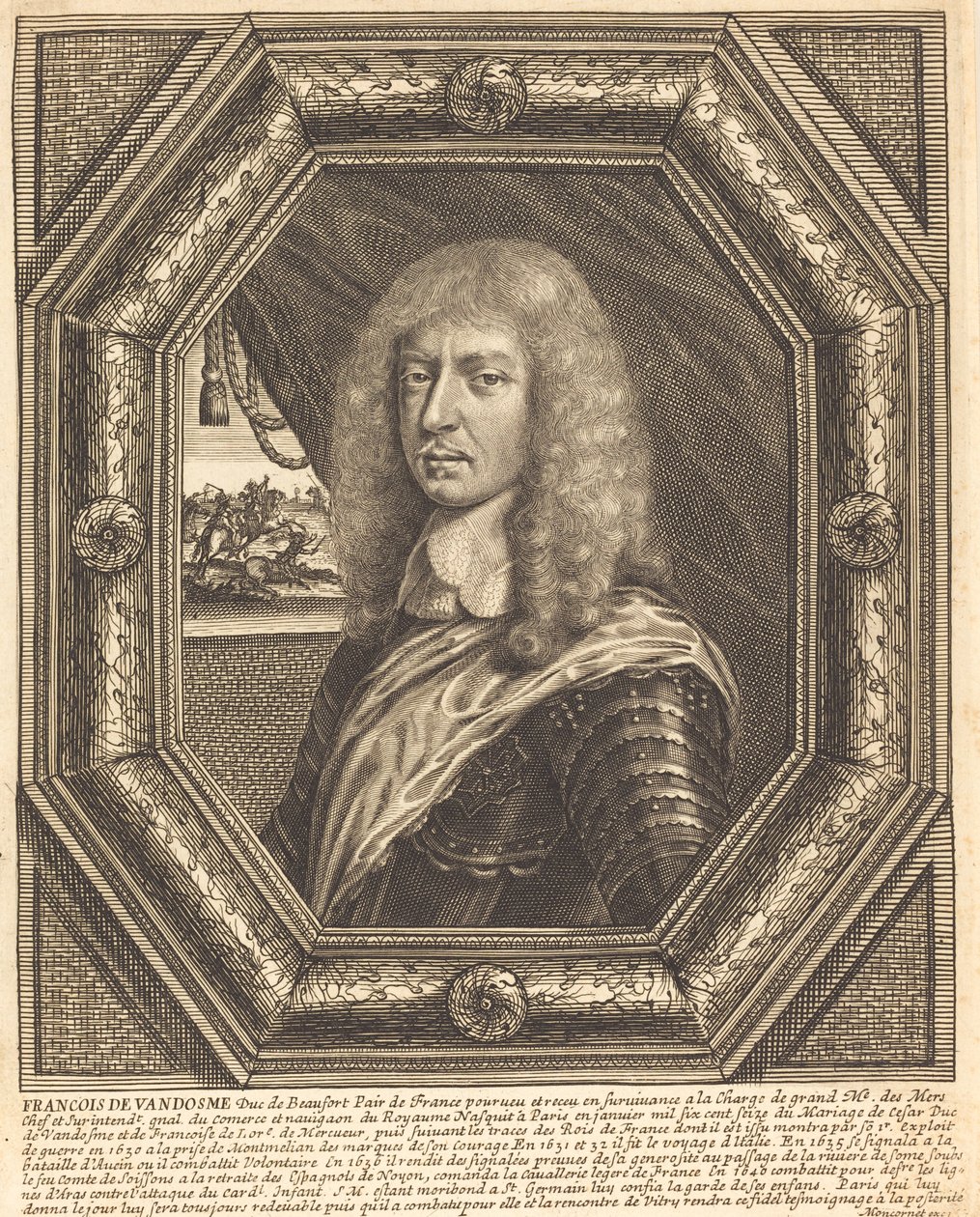François de Vendome, Duque de Beaufort de Balthasar Moncornet