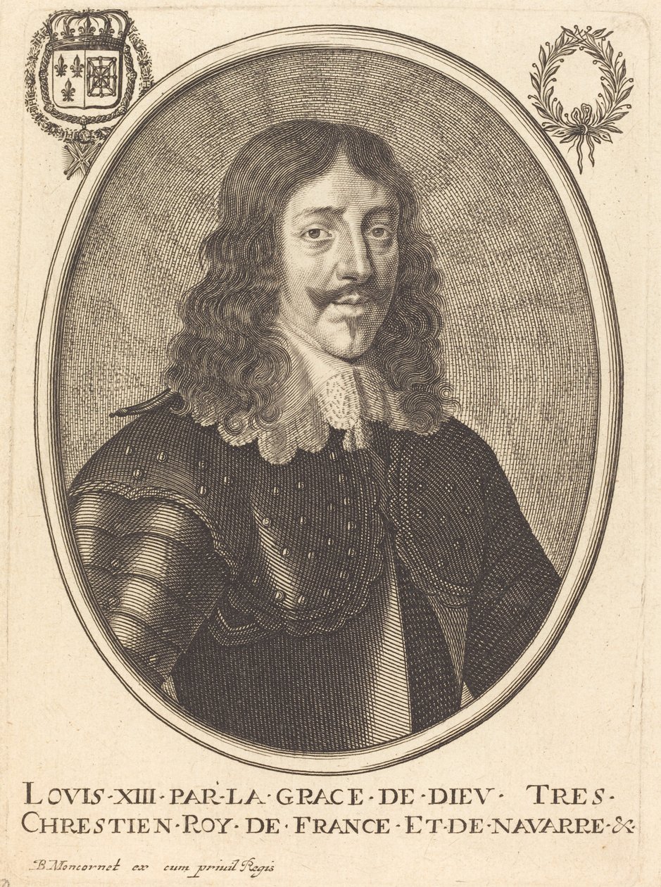 Luís XIII, rei da França de Balthasar Moncornet