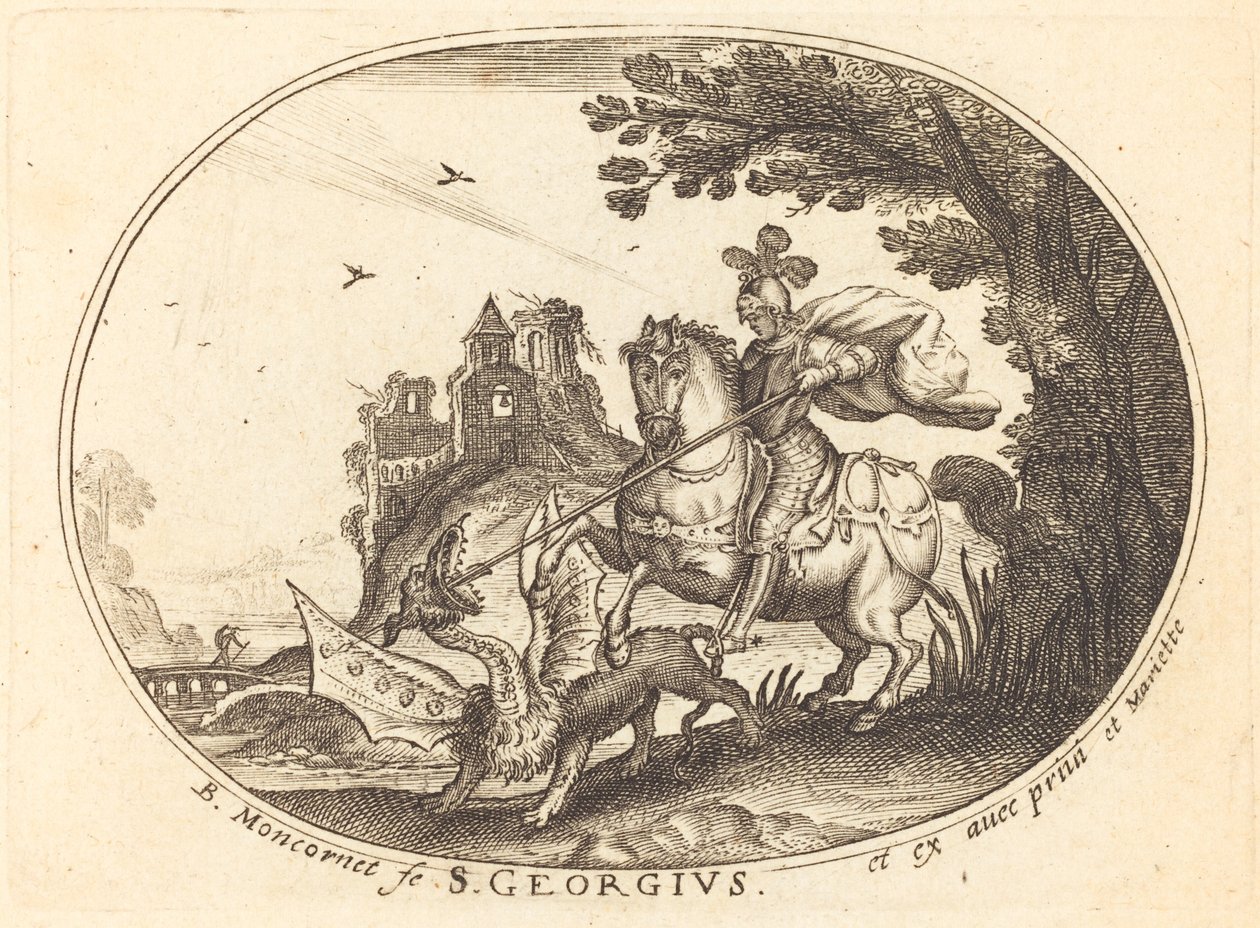 São Jorge e o Dragão de Balthasar Moncornet