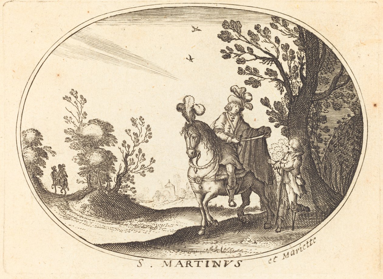 São Martinho e o Mendigo de Balthasar Moncornet