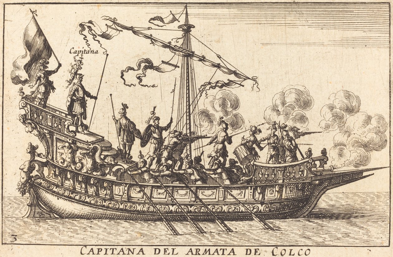 Capitão da Armada de Colco de Balthasar Moncornet after Remigio Cantagallina