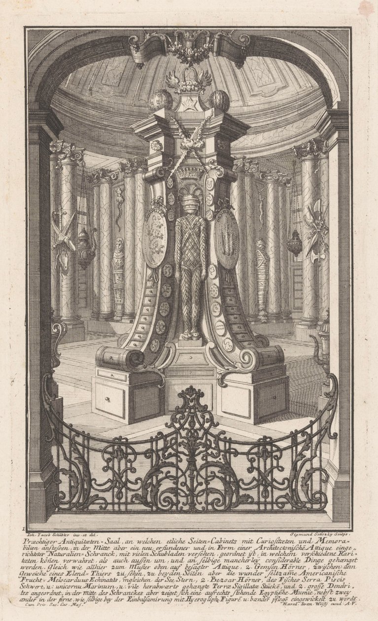 Antiquities Hall de Balthasar Sigmund Setletzky