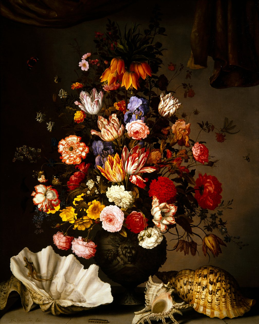 Natureza morta de flores (pintura) de Balthasar van der Ast
