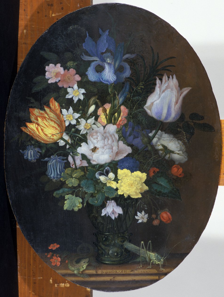 Ainda vida com flores, 1622 de Balthasar van der Ast