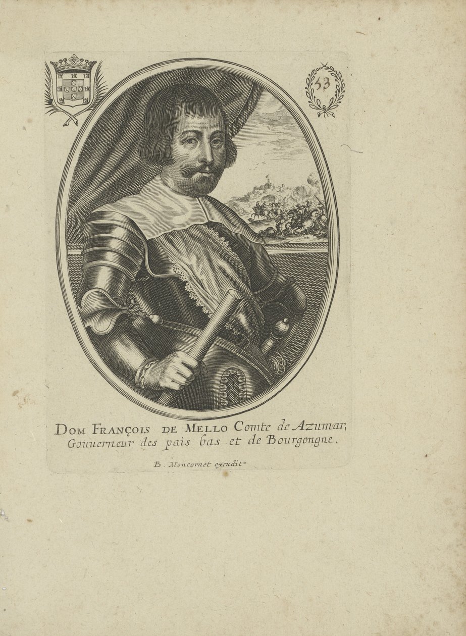 Francisco Manuel de Mello 1608-1666 , um 1640-1650.  de Balthazar Moncornet