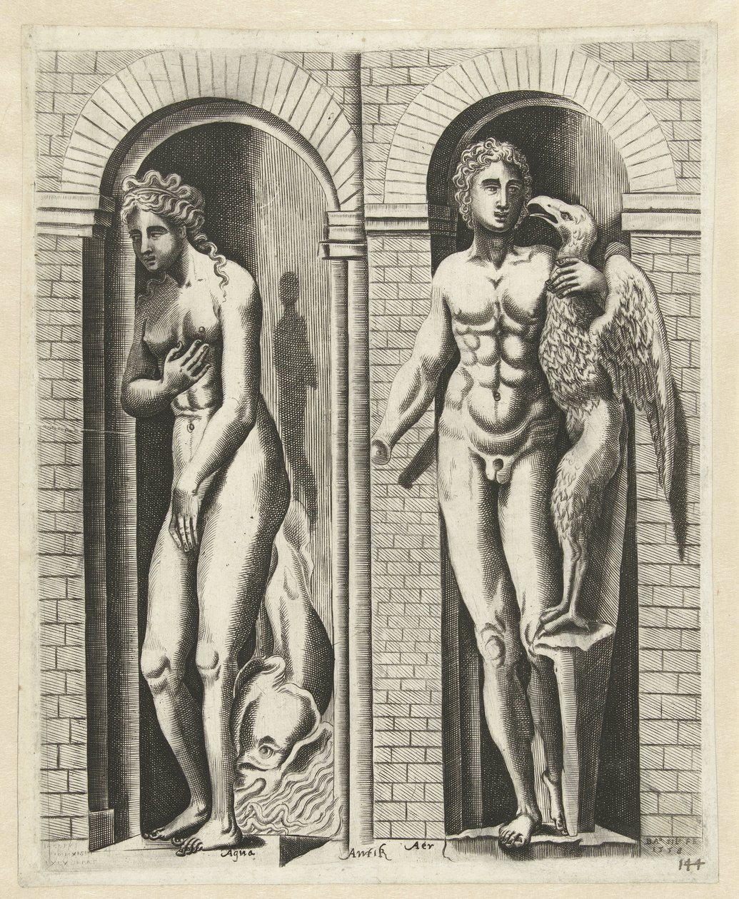 Água e ar de Balthazar van den Bos