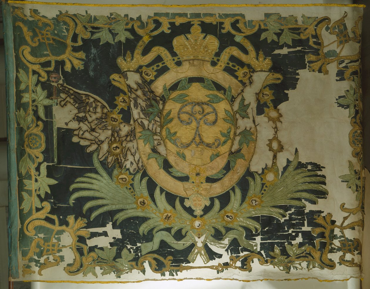 Bandeira de São Jorge do Regimento de Infantaria, 1762 de Banners and Standards Flags