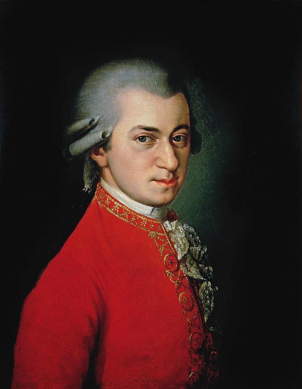 Wolfgang Amadeus Mozart, 1818 de Barbara Krafft
