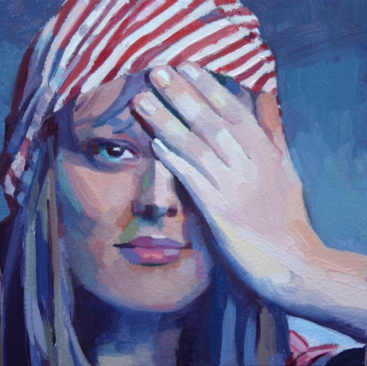 "Face 12", 2012 de Barbara Hoogeweegen