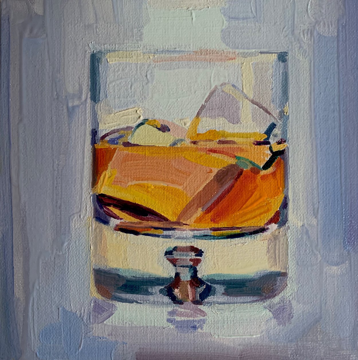 Ele gosta de uma bebida de whisky, 2019 de Barbara Hoogeweegen