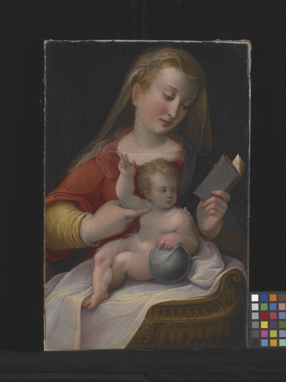Madonna And Child (óleo sobre tela) de Barbara Longhi